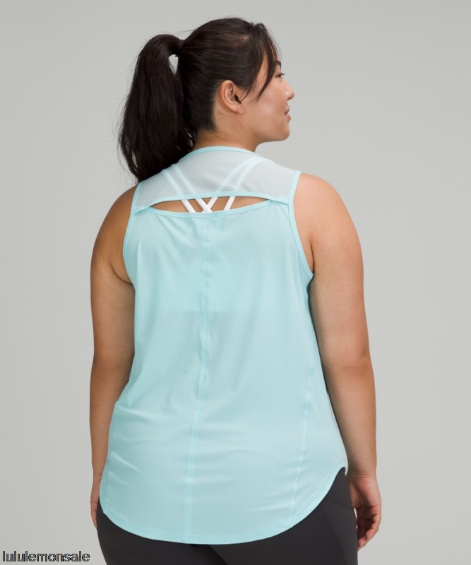 Lululemon Damen DELULU545 | Eisblau Sculpt Tanktop